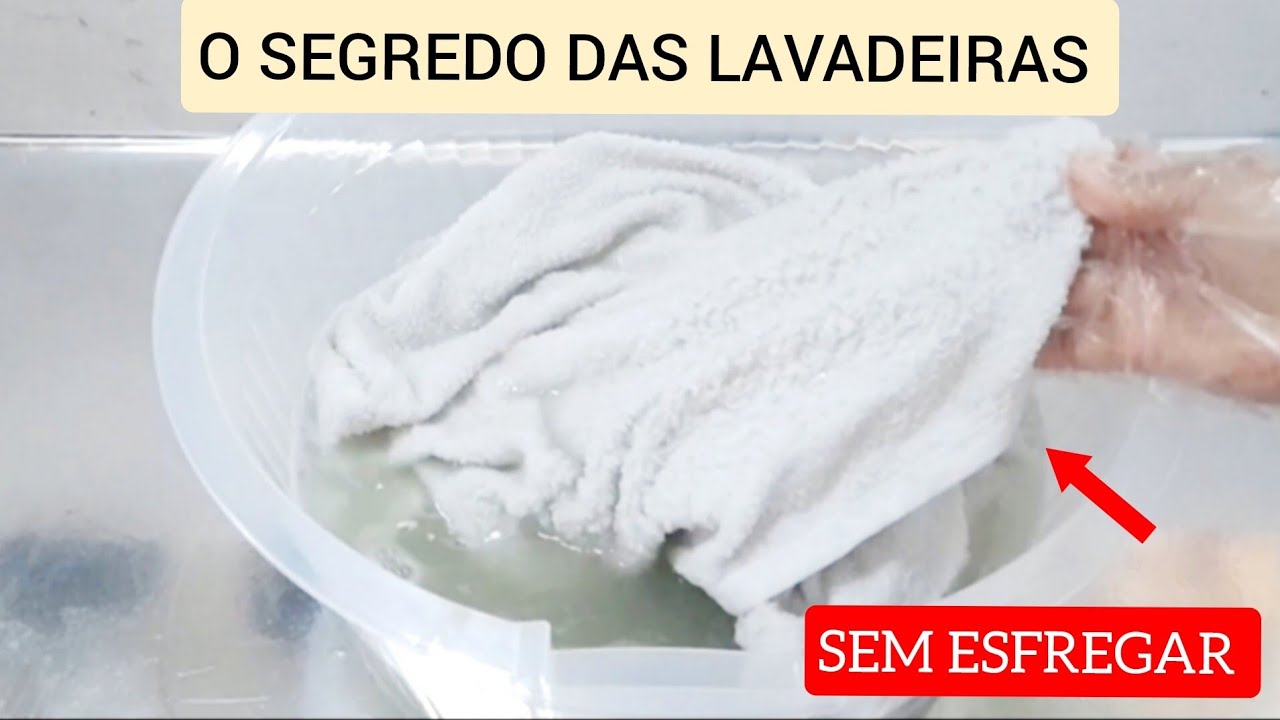 Como desencardir toalhas de banho brancas/ Como tirar encardido de roupas brancas.