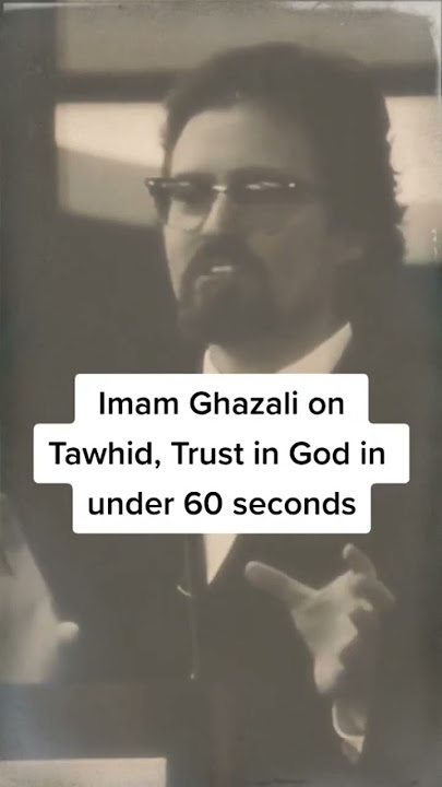 Imam Ghazali’s definition of Tawhid - Sheikh Hamza Yusuf #shorts #islamicvideo