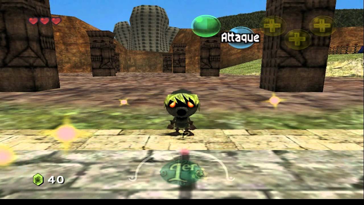 Zelda Majora's Mask - Sortir de Bourg Clocher en Link Mojo [HD] - YouTube