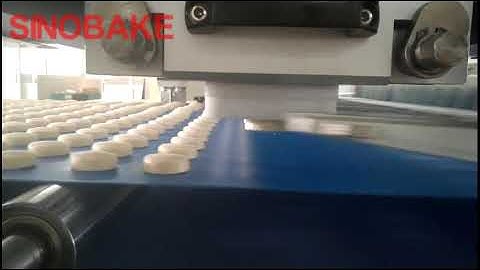 #SINOBAKE#High speed wire cutting cookie machine