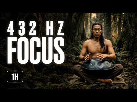 1 Hour Sacred Grove Handpan — 432Hz Harmonic Layers for Goal Setting and Focus