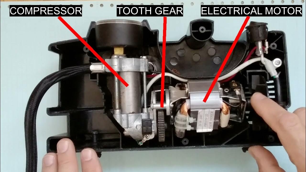 Air inflator Campbell Hausfeld 110V dismantle and troubleshoot YouTube