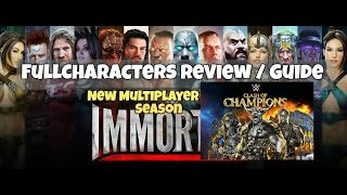Wwe Immortals-Character Guide/Review | New Miltiplayer Season, Clash of Champions screenshot 1