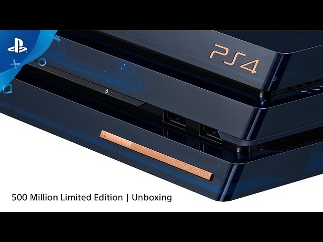 500 Million Limited Edition PS4 Pro detailed in close-up unboxing photos -  Polygon