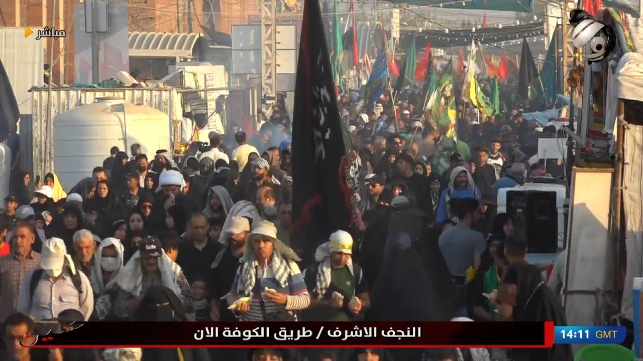 الزحف الحسيني المليوني الهادر مستمر صوب كربلاء المقدسة لاحياء زيارة الاربعين الخالدة | 2022/9/11