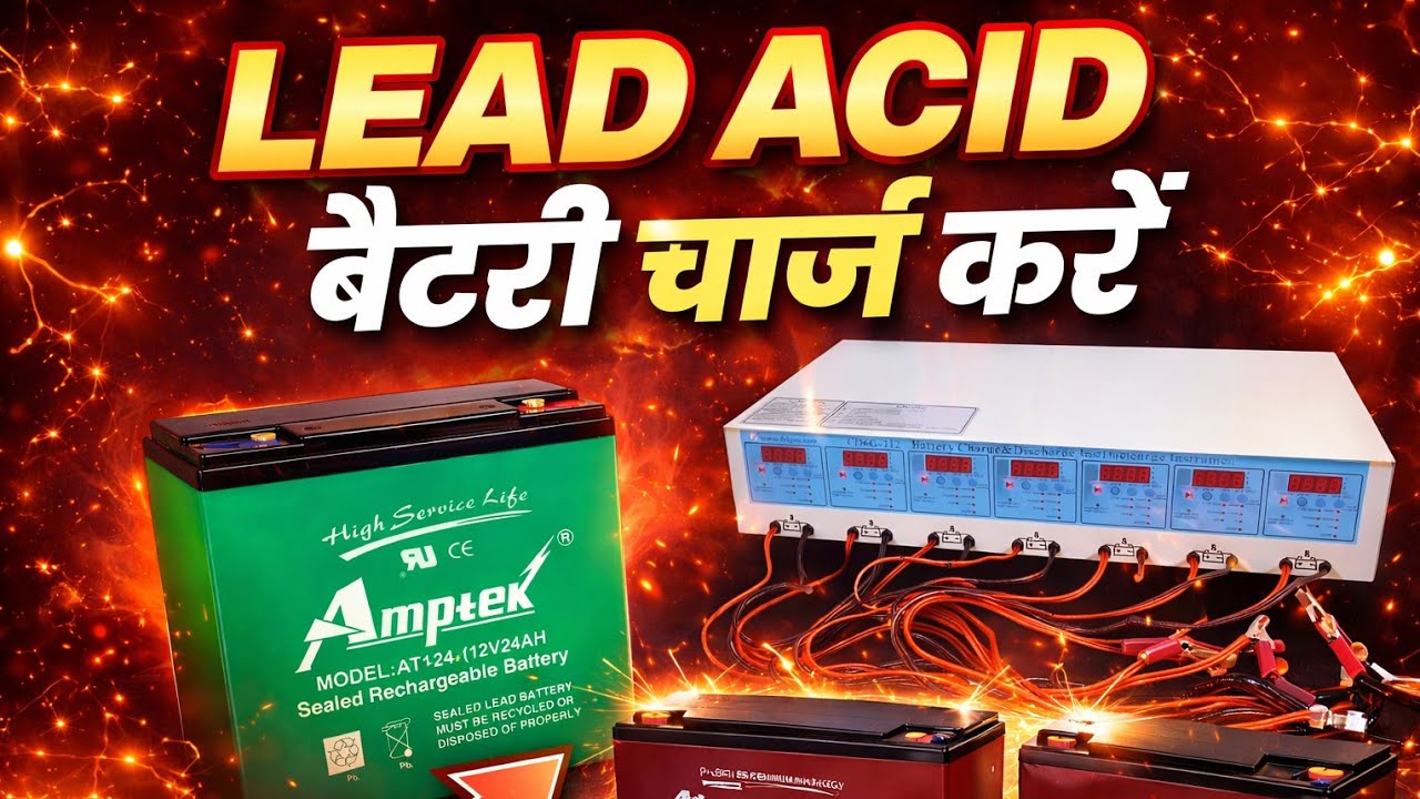 MULTIPLE LEAD ACID BATTERY CHARGER🛵🛒✅ बैटरी कैसे चार्ज करते हैं सीखे ? 💯