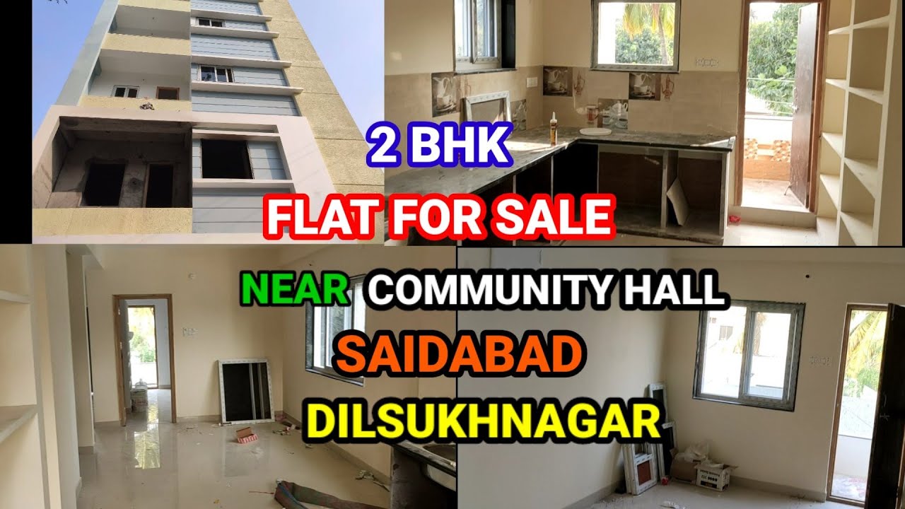 2 BHK FLAT FOR SALE NEAR COMMUNITY HALLSAIDABAD RKID71