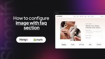 Hongo Shopify Theme - How to configure image with faq section?