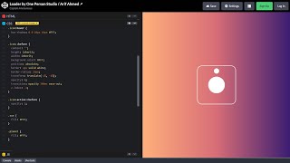 ASMR Programming - LOADER in HTML & CSS - No Talking