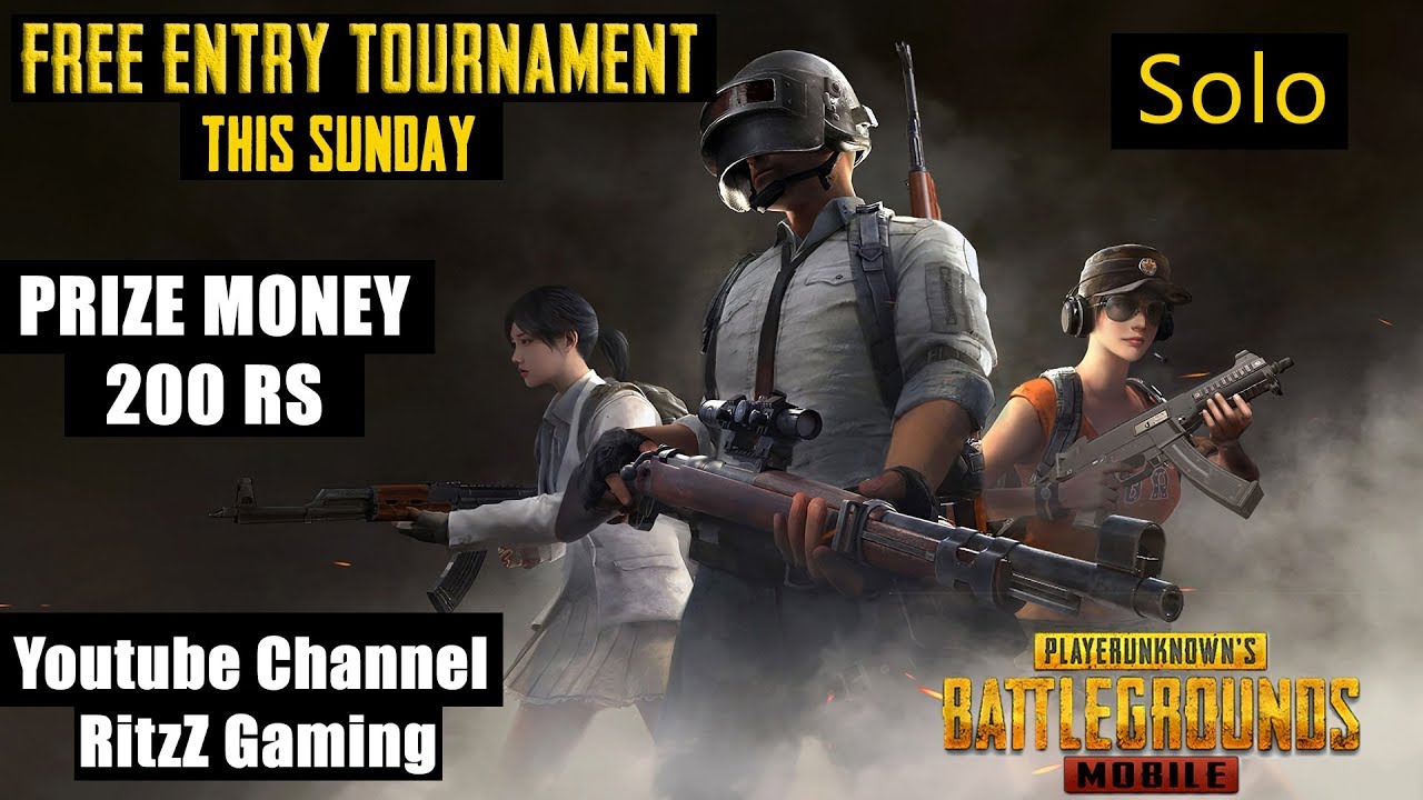 Free Entry Tournament Pubg Mobile Prize 200 Rs Paytm Cash ... - 