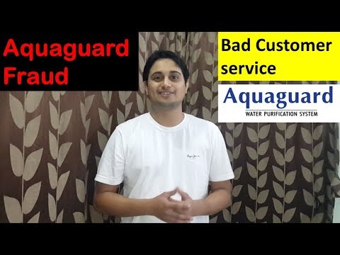Eureka Forbes  - Aquaguard - Pani ka doctor - Fraud customer service solutions CRM