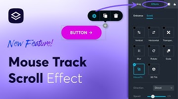 Mouse Track Scroll Effect in WordPress & Cloud