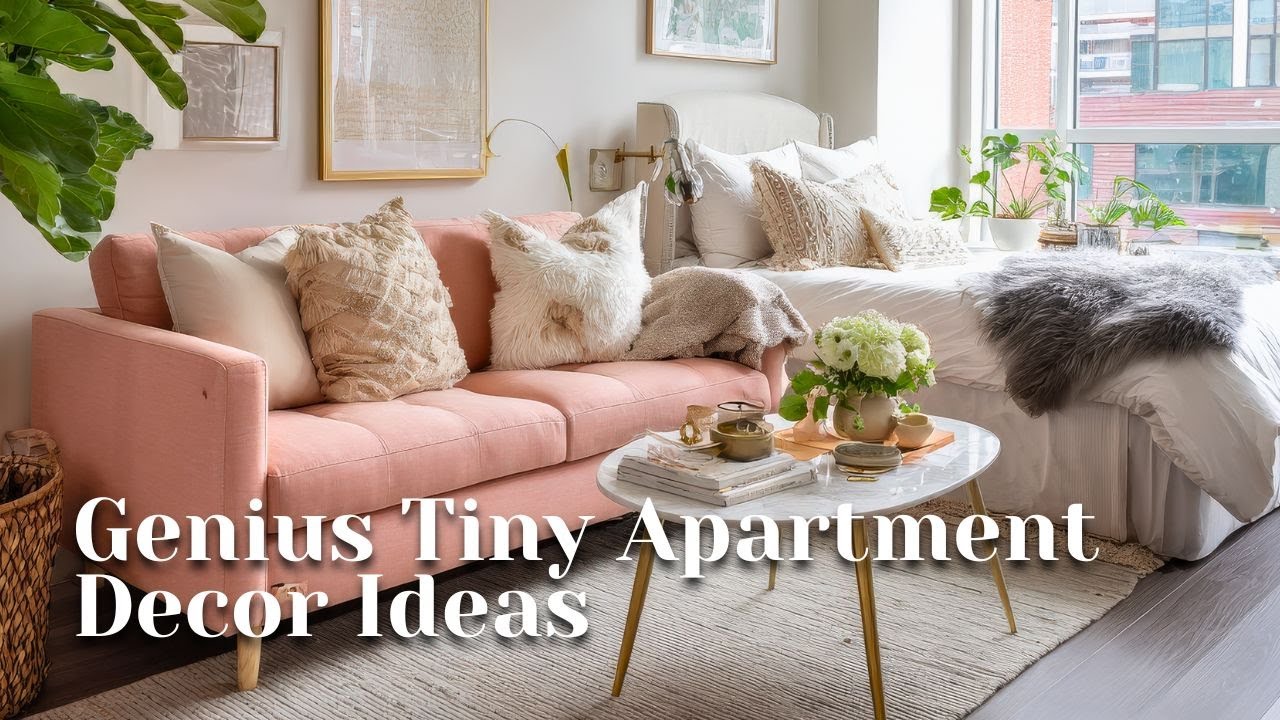 Genius Tiny Apartment Decor Ideas That Make Small Spaces Look Bigger ...