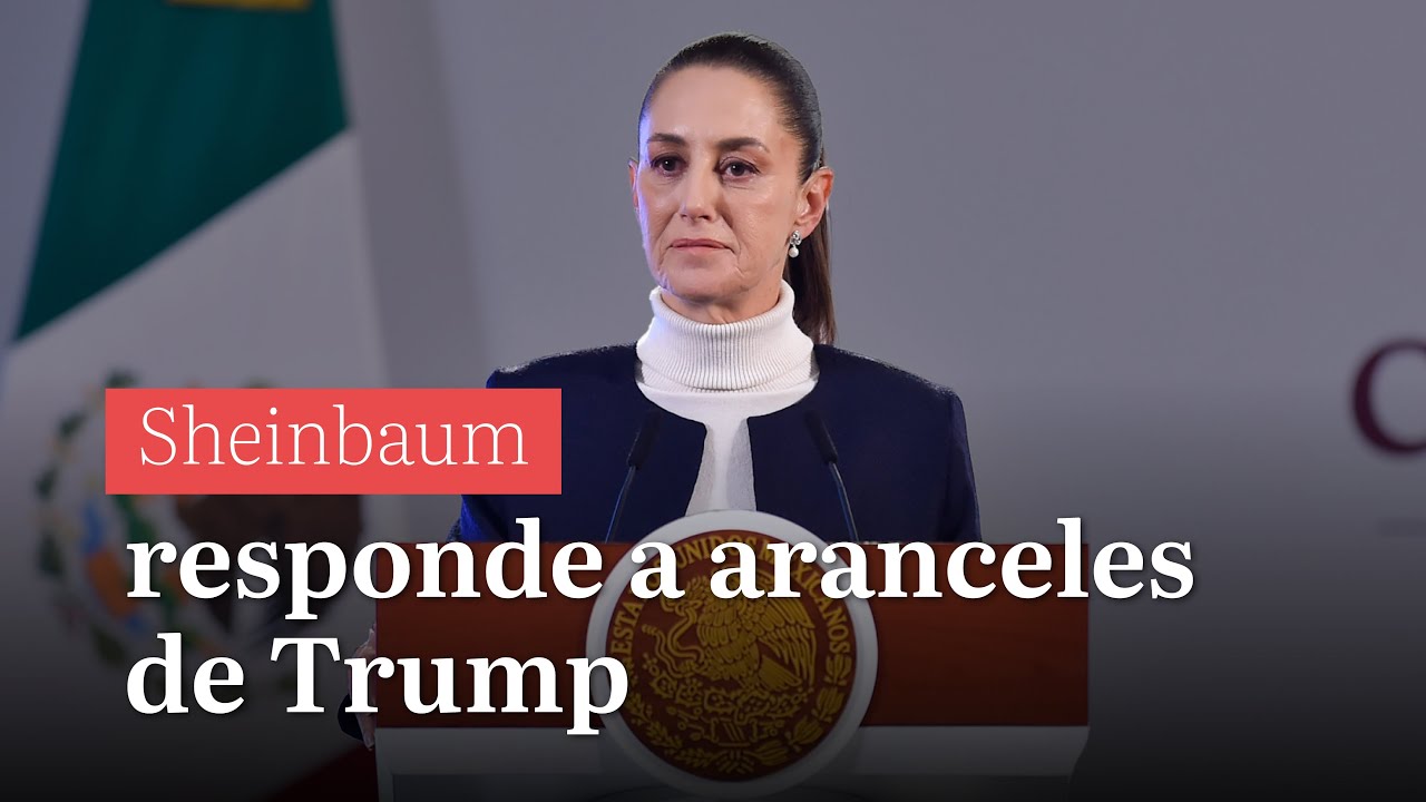 Claudia Sheinbaum responde a aranceles de Donald Trump - YouTube