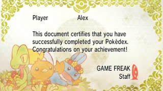 Pokemon Alpha Sapphire - Post-Game Events and Completing the Pokedex
