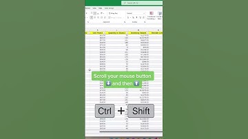 Excel Horizontal Scrolling | Advance Excel Formula | MyExcelGeeks