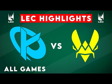 KC vs VIT Highlights ALL GAMES | LEC 2025 Winter Playoffs | Karmine Corp vs Team Vitality by Onivia