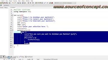 How to write a C++ Program that will turn off a Computer