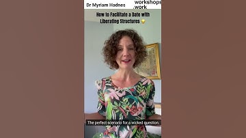 How to Facilitate a Date with Liberating Structures? #shorts