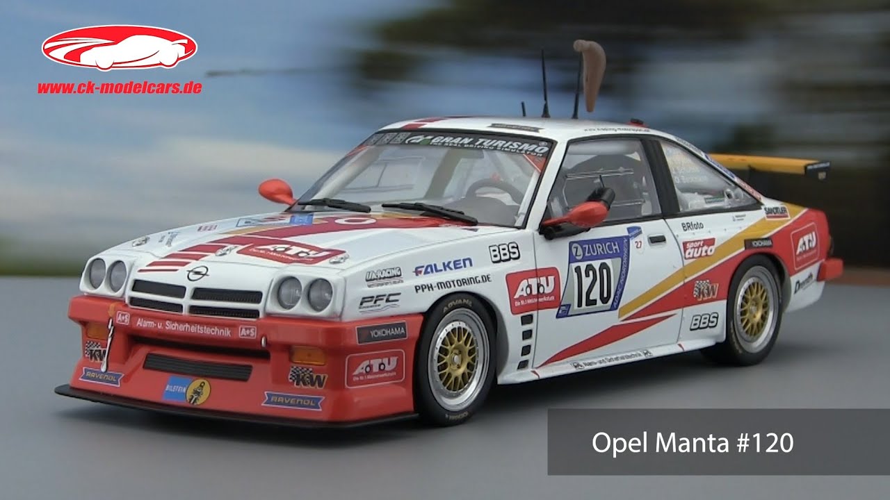 Opel Manta #121 Spiess – 24h Nürburgring 2023 – Beckmann – 1/18 WERK83 – Neuf