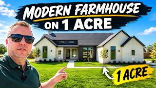 Luxury Farmhouse Tour: 1 Acre, 3-Car Garage, & More
