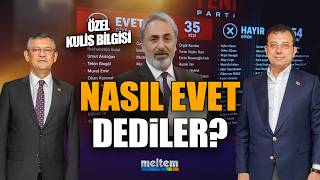 Ekrem İmamoğlu Ile Özgür Özelin Çerçeve Yasa Görüşmesinden Nasıl Evet Kararı Çıktı Kerim Aktacir