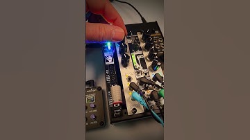I built the Division6 Business Card Synthesizer #eurorackmodular #synthesizers #electronicmusic