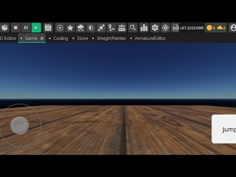 tutorial walk,slide camera and jump ITS MAGIC ENGINE with joystick