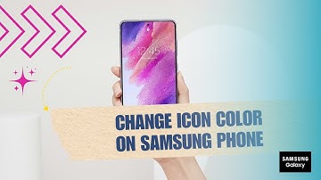 😍 FAST: How To Change Icon Color On Samsung Phone - Full Guide | FIX Problem