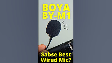 Boya BY-M1 Wired Mic Review! Kya Ye Best Wired Mic Hai?