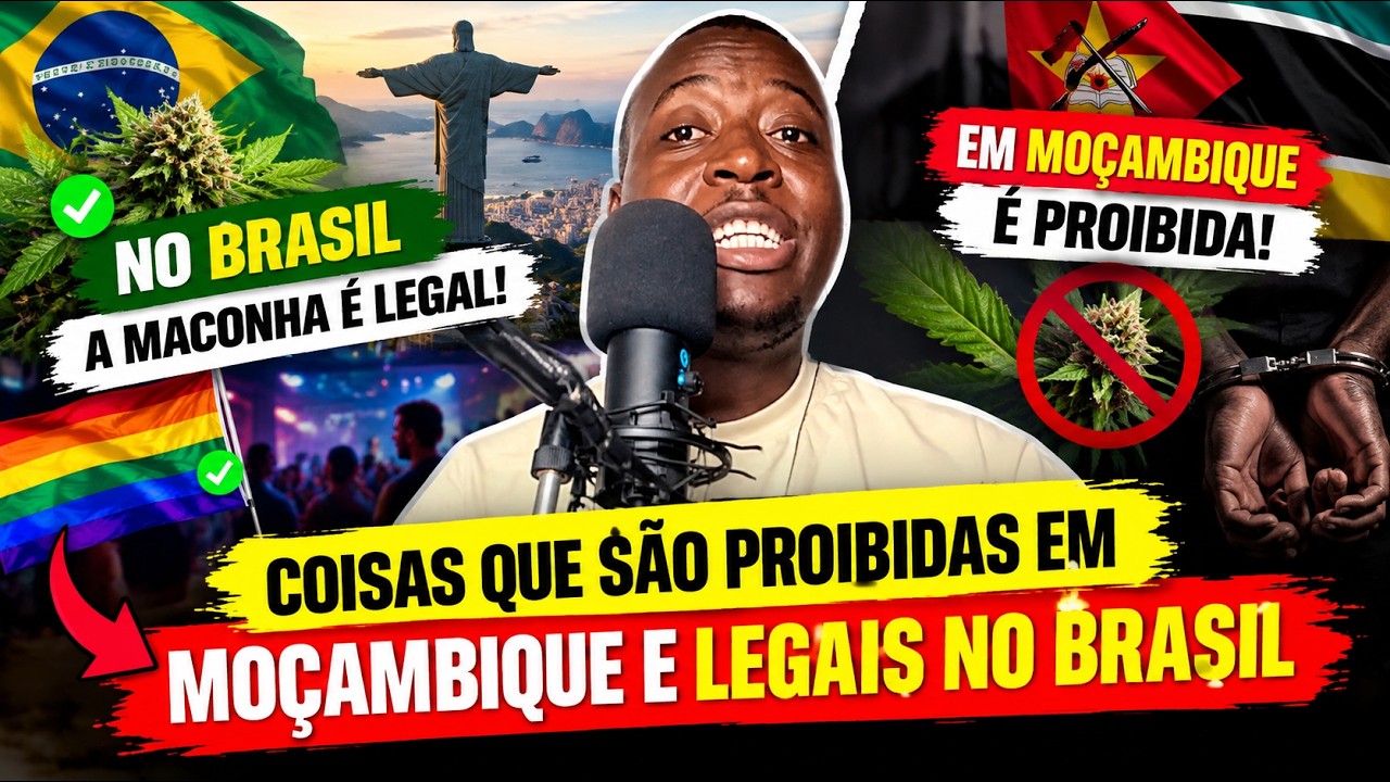 COISAS QUE SÃO LEGAIS NO BRASIL, MAS PROIBIDAS EM MOÇAMBIQUE EM 2026! 🇧🇷🇲🇿