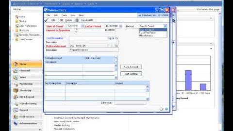 Revenue/Expense Deferrals With Microsoft Dynamics GP 10.0