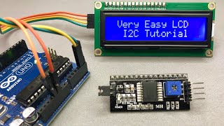 how to use i2c lcd with arduino | very easy arduino lcd i2c tutorial | arduino 16x2 lcd i2c tutorial