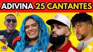 Adivina 25 Músicos en 5 Segundos ‍‍ ¿Sabes quién es el Cantante? | TimeQuiz