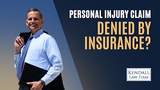 Personal injury claim denied by Insurance? Virginia injury attorney David B. Kendall explains more.