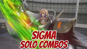 MVCI - SIGMA MAX DAMAGE SOLO COMBOS!