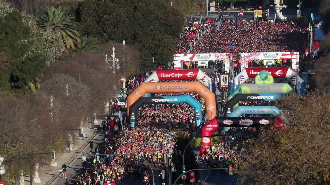 Salida 10K Valencia 2020. 12/01/2020