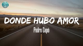 Pedro Capó - Donde Hubo Amor (Letra/Lyrics)