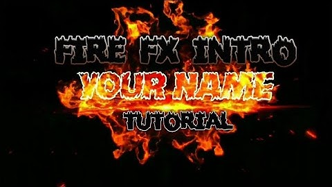 Fire Intro || Fire Effect Intro & Text Animation - Kinemaster Tutorial || Creative-Tech Tube+