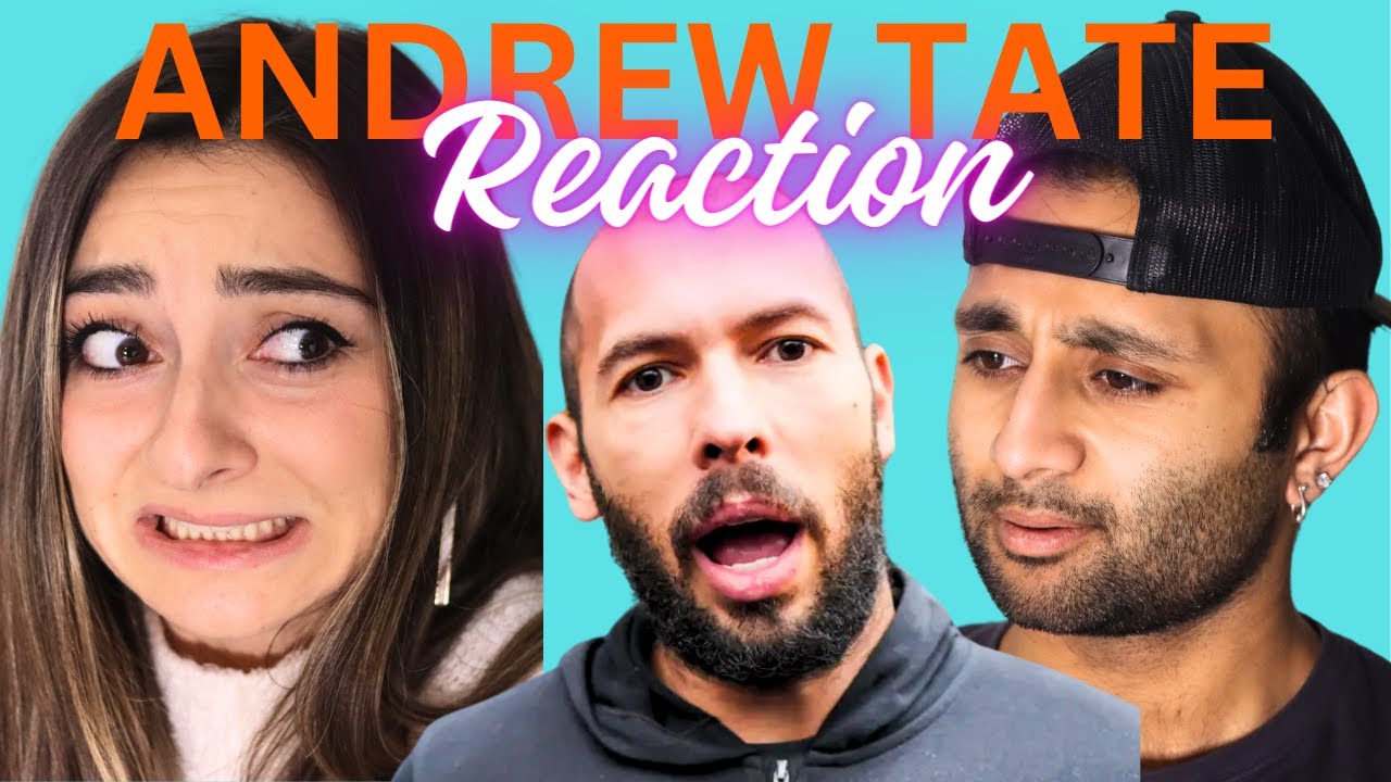 My GIRLFRIEND reacts to Andrew TATE | 2023 Movie Trailer | Nina and Vish React