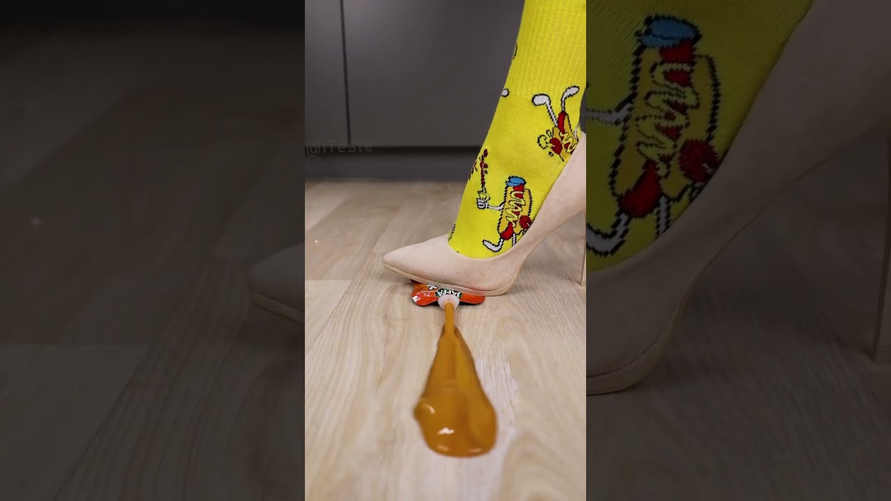 Fun high heels squeeze bottle