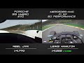 LMP1 vs F1 (V2)| Porsche 919 Hybrid EVO vs Mercedes F1 W11  @Spa-Franchorchamps