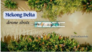 Vietnam Diaries: Stunning Aerial View of the Mekong Delta: A River of Life and Beauty #makongdelta
