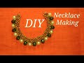 DIY Pearl Necklace making at home #myhomecrafts #jewellery