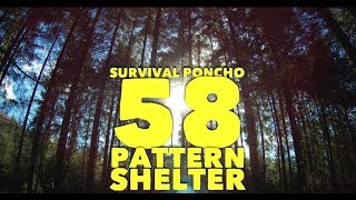 Survival Ponch 58 Pattern Shelter