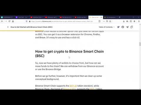 Die Binance Smart Chain kurz und einfach auf deutsch erklärt