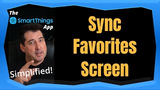 Sync Favorites in the SmartThings App