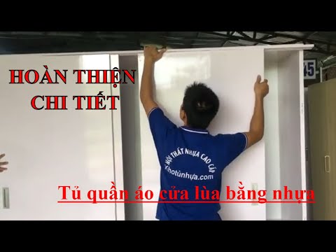 Video Thi công tủ quần áo cửa lùa - Hoàn thiện - Chi tiết - youtube