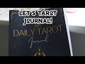 Lets tarot journal introducing the girl ascending daily tarot journal