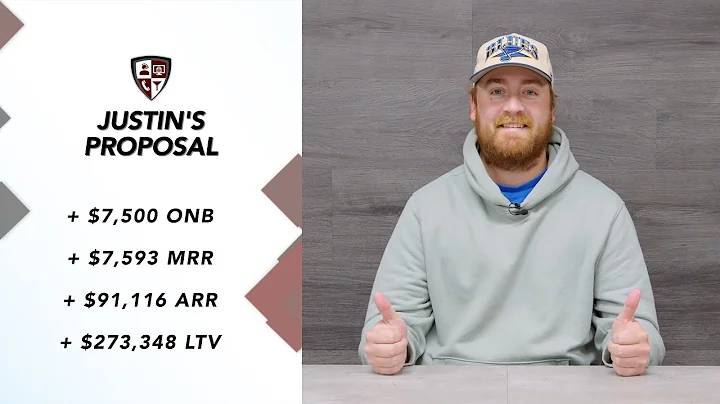 Justin's Proposal | $7,500 ONB, $7,593 MRR, $91,116 ARR, $273,348 LTV